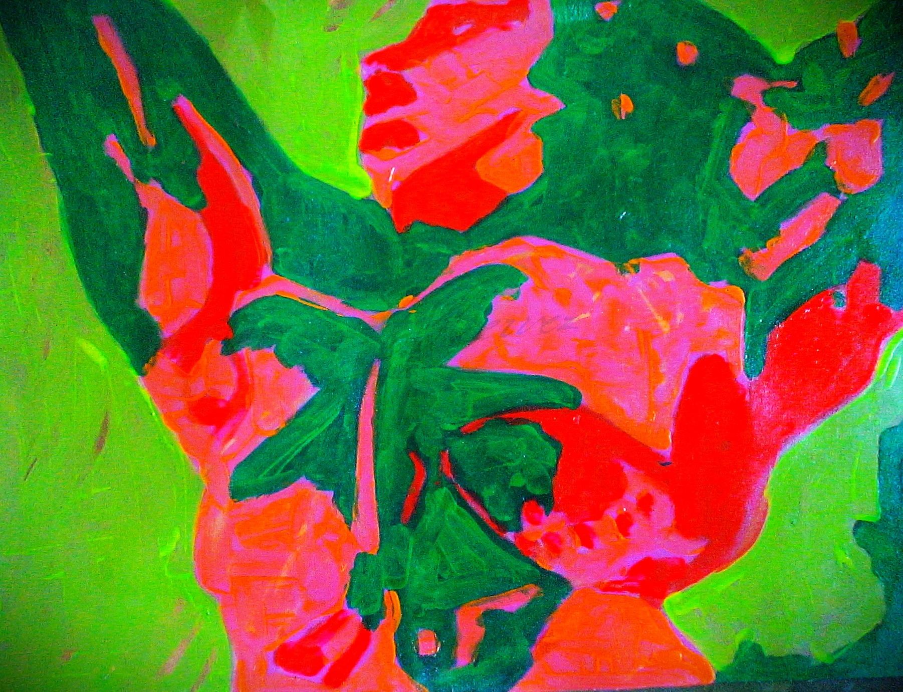 Floração em Neon, Fosforescente