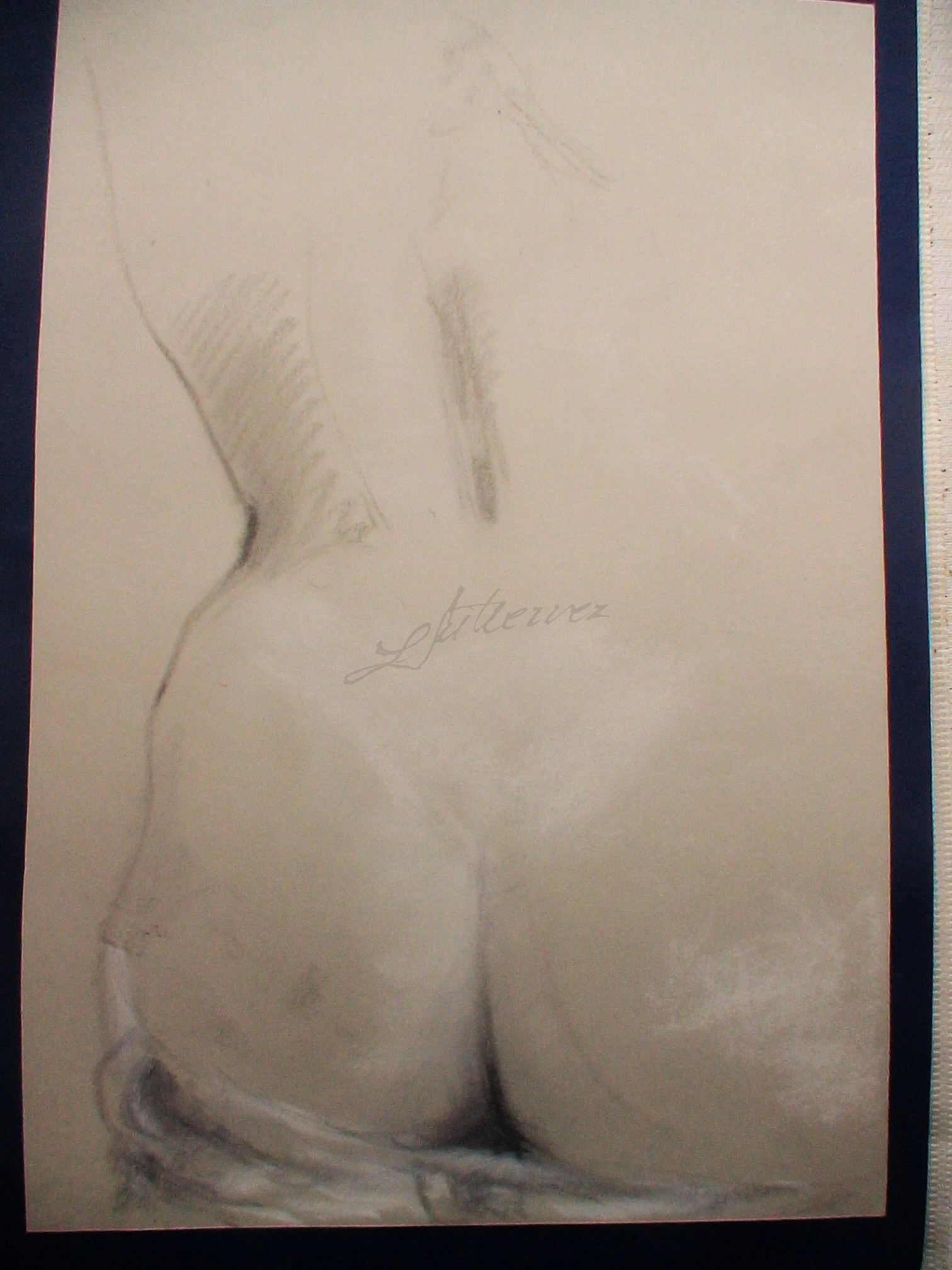 -, Carvão/Crayon