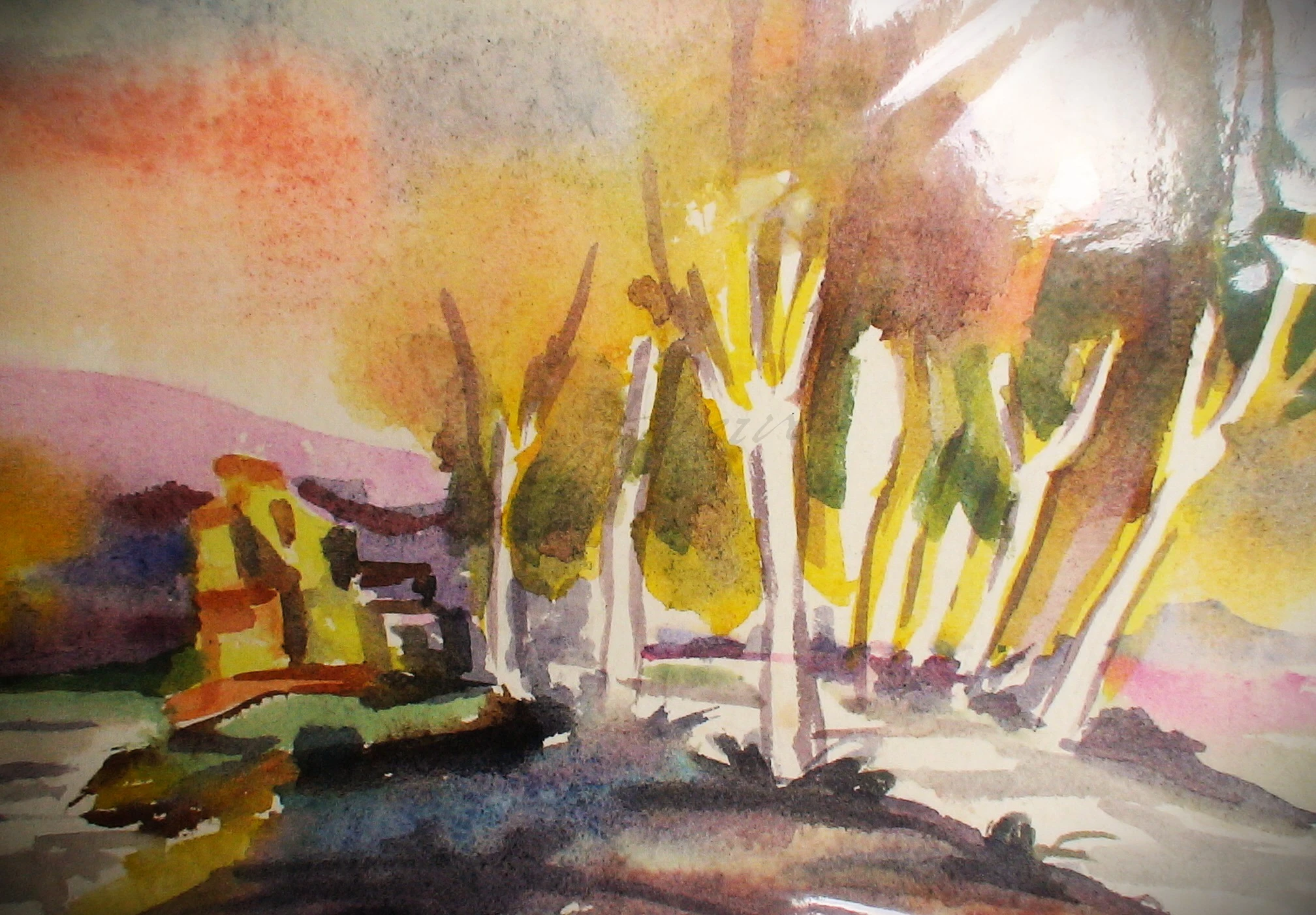 -, Aquarela