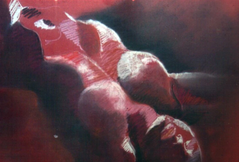 Luminosidade em Vermelho, Pastel