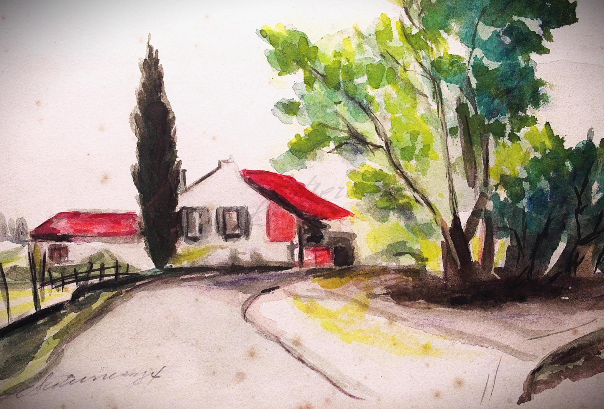 -, Aquarela