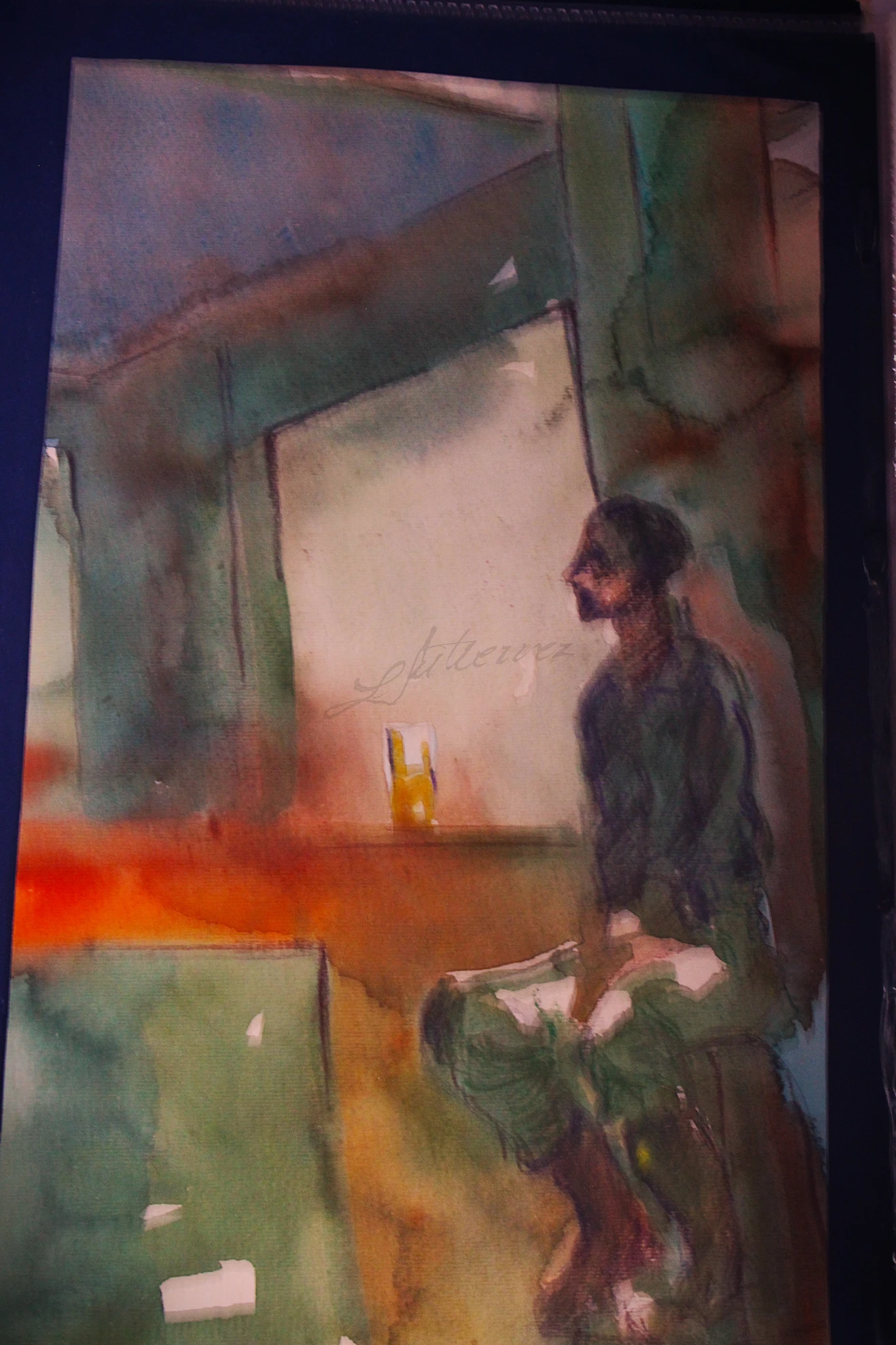 -, Aquarela